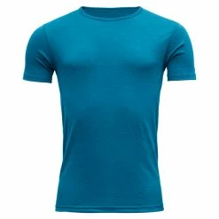 Herre Devold Breeze Man T-Shirt (Blue/Melange)