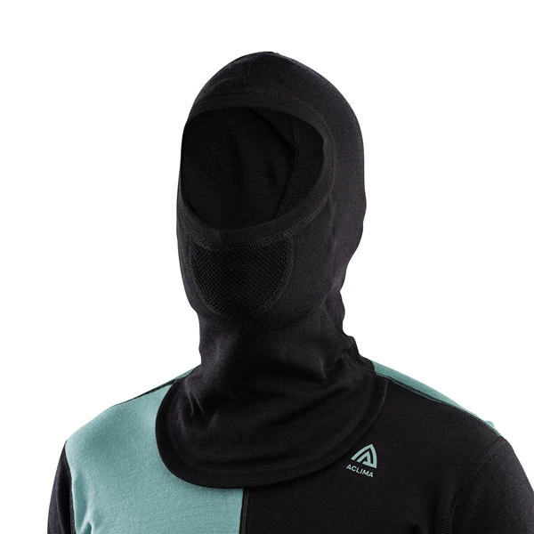 Herre Aclima Warmwool Hood Sweater W/Zip M (Jet Black/North Atlantic/Reef Waters) 5 Herre Aclima Warmwool Hood Sweater W/Zip M (Jet Black/North Atlantic/Reef Waters) - Bilde 3