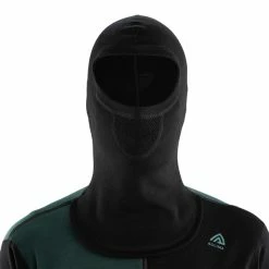 Herre Aclima Warmwool Hoodsweater W/Zip M´S (Jet Black/Green) -Klær Butikk Aclima Warmwool Hoodsweater W Zip M´S Jet Black 3