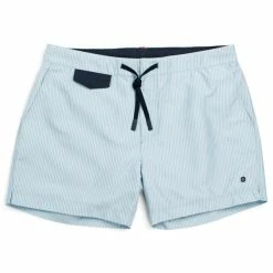 Herre Amundsen Sports 5Incher Off-Dock Swim Trunk Mens (Pinstripe Blue)