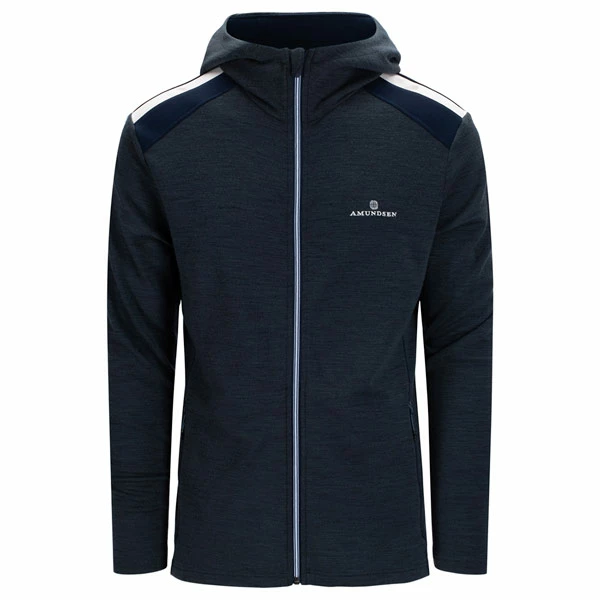 Herre Amundsen Sports 5mila Full Zip Hoodie Mens (Faded Navy) 3 Herre Amundsen Sports 5mila Full Zip Hoodie Mens (Faded Navy)