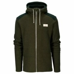 Herre Amundsen Sports Skauen Full Zip Hoodie Mens (Spruce Green)