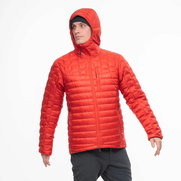 Herre Bergans Magma Light Down Jacket W/Hood Men (Dark Brick) 6 Herre Bergans Magma Light Down Jacket W/Hood Men (Dark Brick) - Bilde 4
