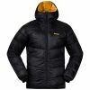 Herre Bergans Senja Down Jacket (Dark Shaddow Grey/Light Golden Yellow) -Klær Butikk Bergans Senja Down Jacket Dark Shaddow Grey Light Golden Yellow