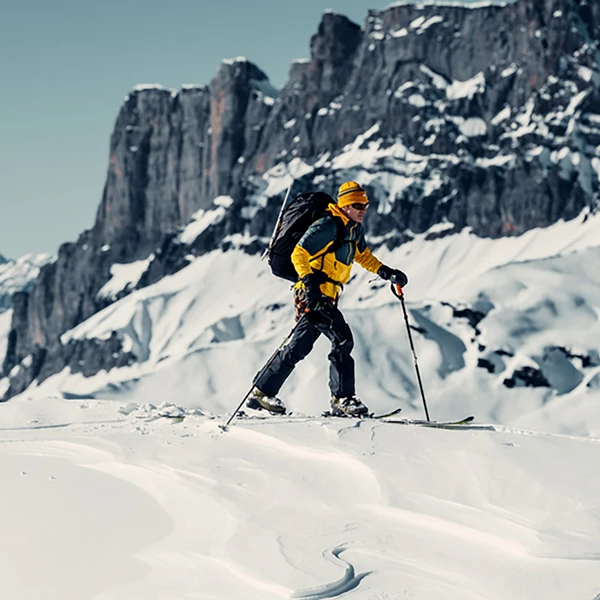 Herre Bergans Senja Midlayer Hood Jacket (Light Golden Yellow/Orion Blue) 5 Herre Bergans Senja Midlayer Hood Jacket (Light Golden Yellow/Orion Blue) - Bilde 3