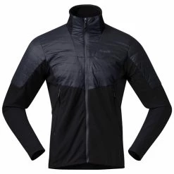 Herre Bergans Senja Midlayer Jacket (Black/Solid Charcoal)
