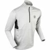 Herre Dæhlie Long Sleeve Run (Light Grey Melange) -Klær Butikk Daehlie Long Sleeve Run Light Grey Melange