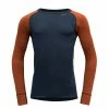 Herre Devold Duo Active Merino 210 Shirt Man (Flame/Ink) -Klær Butikk Devold Duo Active Merino 210 Shirt Man Flame Ink