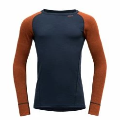 Herre Devold Duo Active Merino 210 Shirt Man (Flame/Ink)