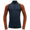 Herre Devold Duo Active Merino 210 Z.Neck Man (Flame/Ink) 2 Herre Devold Duo Active Merino 210 Z.Neck Man (Flame/Ink) -Klær Butikk Devold Duo Active Merino 210 Z.Neck Man Flame ink