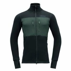 Herre Devold Egga Grid Merino Jkt Man (Ink/Woods)