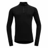 Herre Devold Expedition Man Zip Neck (Black) -Klær Butikk Devold Expedition Man Zip Neck Black