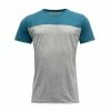 Herre Devold Norang Man Tee (Grey Melange/Blue Melange) 2 Herre Devold Norang Man Tee (Grey Melange/Blue Melange) -Klær Butikk Devold Norang Man Tee Grey Melange.Blue Melange