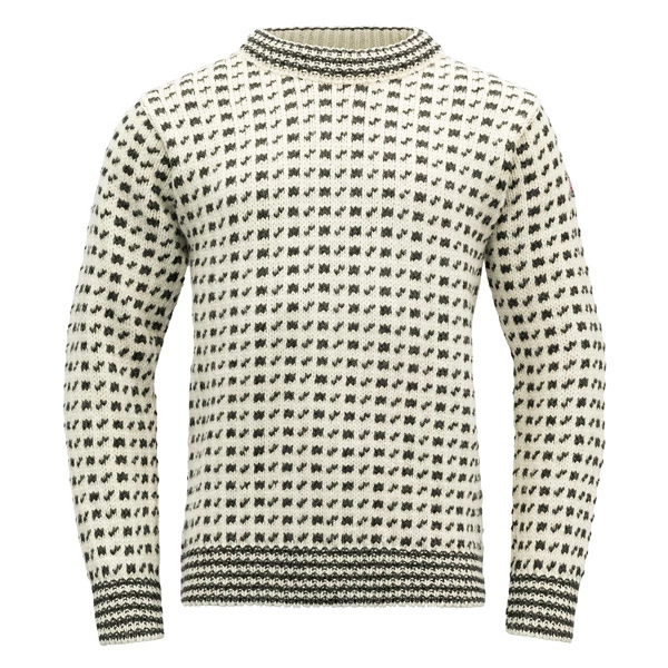 Herre Devold Original Islender Wool Sweater (Offwhite/Anth.) 3 Herre Devold Original Islender Wool Sweater (Offwhite/Anth.)