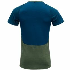 Herre Devold Running Merino 130 T-Shirt Man (Forest) 5 Herre Devold Running Merino 130 T-Shirt Man (Forest) -Klær Butikk Devold Running Merino 130 T Shirt Man Forest 1