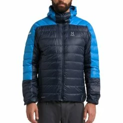 Herre Haglöfs L.I.M Down Hood Men (Tarn Blue/Nordic Blue) -Klær Butikk Haglofs L.I.M Down Hood Men Tarn Blue Nordic Blue