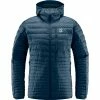 Herre Haglöfs Micro Nordic Down Hood Men (Tarn Blue) -Klær Butikk Haglofs Micro Nordic Down Hood Men Tarn Blue 1