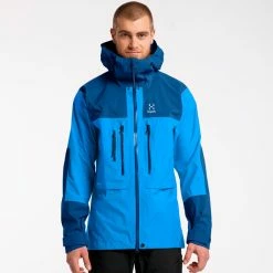 Herre Haglöfs Roc Nordic Gtx Pro Jacket Men (Nordic Blue/ Baltic Blue) 8 Herre Haglöfs Roc Nordic Gtx Pro Jacket Men (Nordic Blue/ Baltic Blue) -Klær Butikk Haglofs Roc Nordic Gtx Pro Jacket Men Nordic Blue Baltic Blue 3