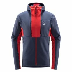 Herre Haglöfs Roc Nordic Mid Hood Men (Tarn Blue/Zenith Red)