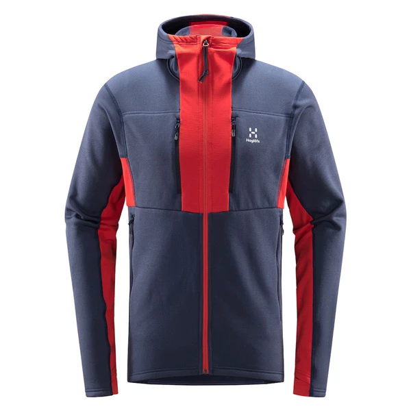 Herre Haglöfs Roc Nordic Mid Hood Men (Tarn Blue/Zenith Red) 3 Herre Haglöfs Roc Nordic Mid Hood Men (Tarn Blue/Zenith Red)