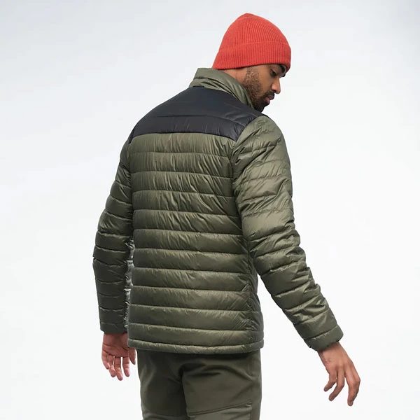 Herre Bergans Røros Box Down Light Jacket (Green Mud/Solid Charcoal) 5 Herre Bergans Røros Box Down Light Jacket (Green Mud/Solid Charcoal) - Bilde 3