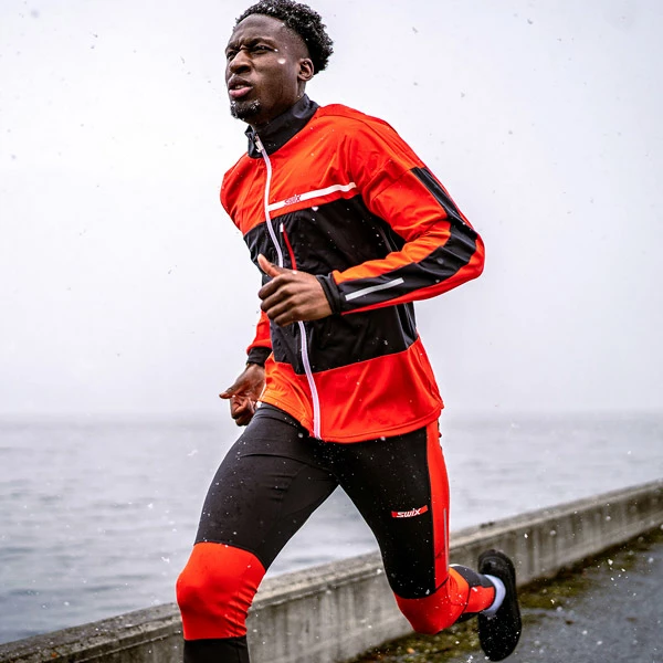 Herre Swix Carbon Light Softshell Jacket M (Fiery Red) 6 Herre Swix Carbon Light Softshell Jacket M (Fiery Red) - Bilde 4