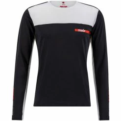 Herre Swix Carbon Ls T-Shirt M (Phantom)